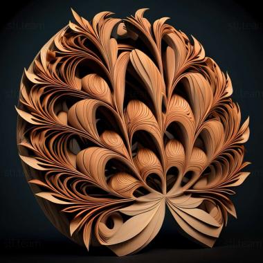 3D модель Омонад цветочный (STL)